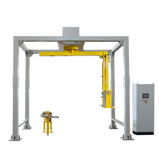 YK1800FR - PL Rotary Arm Online Pallet Wrapping Machine - beyond pack