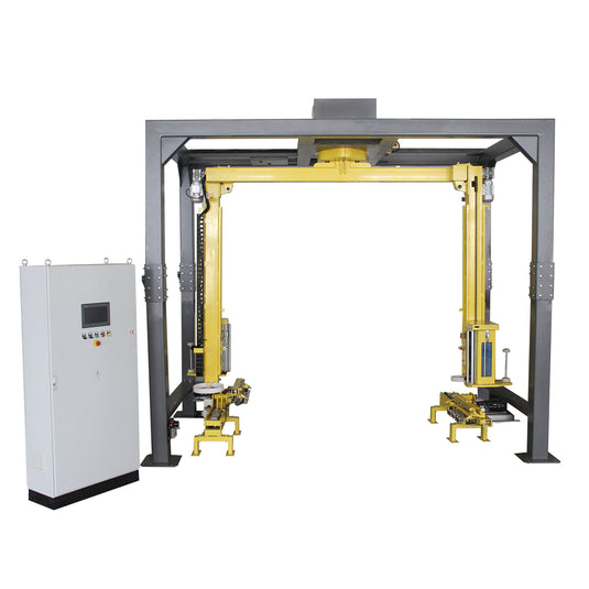 YK1800FR - PL - DM Rotary Film Online Pallet Wrapping Machine - beyond pack