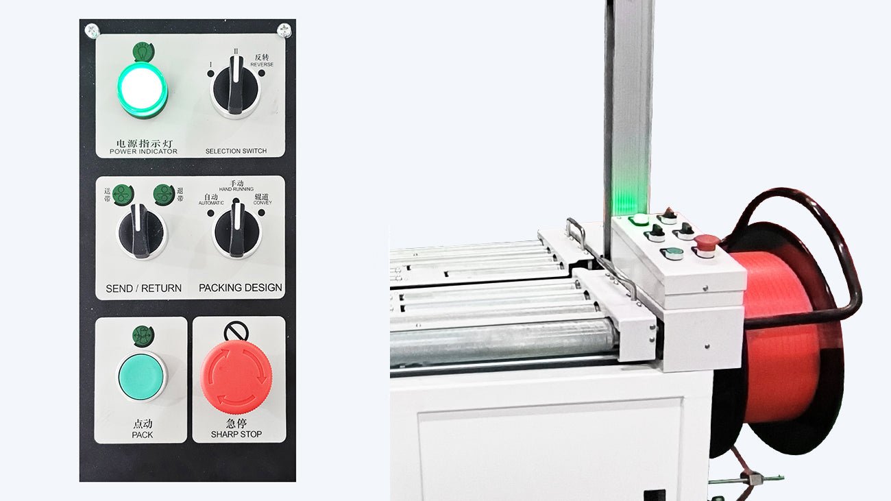 BY - 102B Low Workbench Fully Automatic Strapping Machine （customizable） - beyond pack