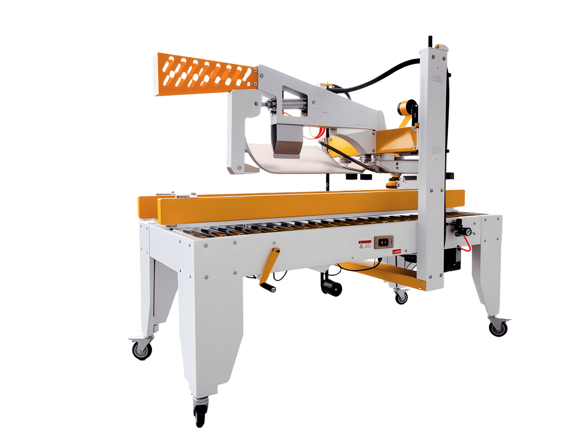 SJ - Z500A Automatic Folding Carton Sealing Machine - beyond pack